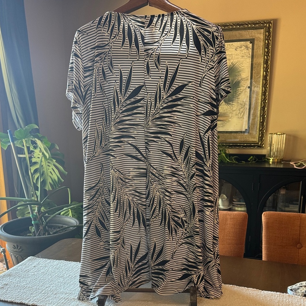 Ruby Rd. Embellished Leaf Pattern Dress - image 6